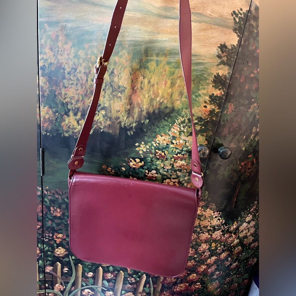 Authentic Cartier Must Women's Leather Shoulder Bag Bordeaux - Picture 11 of 16